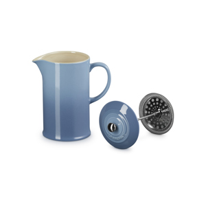 Le Creuset Chambray Stoneware Cafetiere with Metal Press 1L